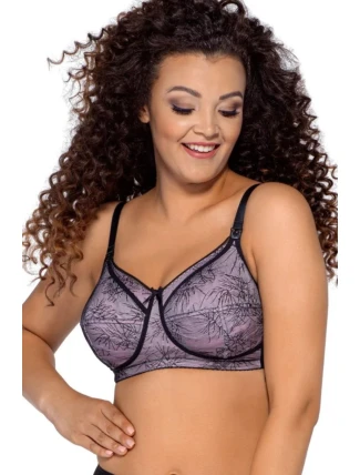 Dámska podprsenka AV 1997 čierno / fialová - AVA