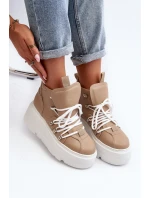 Zazoo 3416 Dámska kožená športová obuv Beige Zazoo 3416 Dámska kožená športová obuv Beige