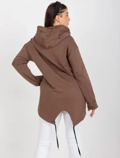 Mikina RV BL 8266.34P hnedá