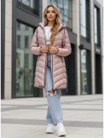 Dámska dlhá zimná prešívaná bunda FashionStreet TY5505 Dámska dlhá zimná prešívaná bunda FashionStreet TY5505