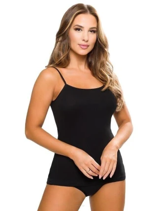 Čierna dámska košieľka Emili Rita XXL-XXXL Čierna dámska košieľka Emili Rita XXL-XXXL