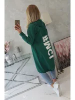 Zelená bunda s potlačou Zelená bunda s potlačou