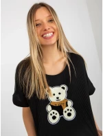 Dámska blúzka LK BZ 509251.26X čierna - FPrice