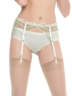 Podväzkový pás Fuchsia cream - Julimex