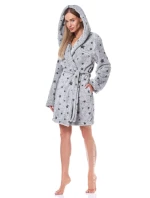 Dámsky župan 9135 melange - L&L