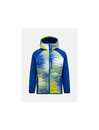 Pánska péřová bunda PEAK PERFORMANCE M Helium Aop Down Hybrid Hood, farba: viacfarebná Pánska péřová bunda PEAK PERFORMANCE M Helium Aop Down Hybrid Hood, farba: viacfarebná