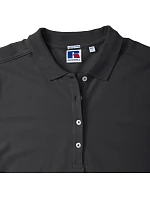 Russell Athletic 566F Dámske elastické polo tričko z piké 10.566F light oxford Russell Athletic 566F Dámske elastické polo tričko z piké 10.566F light oxford