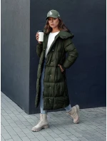 Dámsky prešívaný kabát CLOUTIQUE zelený FashionStreet TY4370