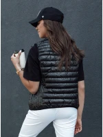 Dámska prešívaná vesta so stojačikom STYLISHZ čierna FashionStreet TY4440