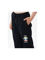 Nohavice RIP CURL Icons Of Surf Trackpant-Boy, čierne