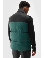 Puchowy Bezrękawnik Męski 4F 4FWAW24TVJAM147-40S Zielona