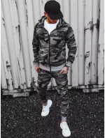 Pánske tmavosivé tepláky moro FashionStreet AX0623
