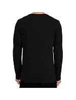 Pánske tričko 4F Longsleeve M611 deep black 4FWMM00TLONM611 20S pánske Pánske tričko 4F Longsleeve M611 deep black 4FWMM00TLONM611 20S pánske