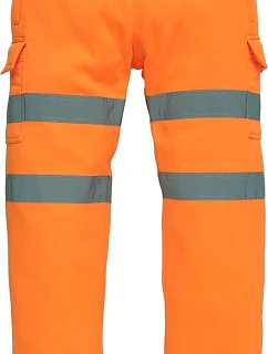 Yoko HV 016T Hi-Vis tepláky 79.016T, výstražná oranžová