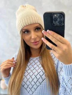Dámska čiapka Berry K344 beige