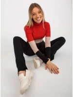 Dámska blúzka RV BZ 8465 1.08P čierna a červená - FPrice