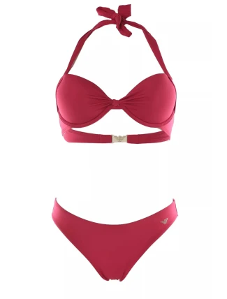 Dámske dvojdielne plavky 262456 4R301 01975 Raspberry - Emporio Armani Dámske dvojdielne plavky 262456 4R301 01975 Raspberry - Emporio Armani
