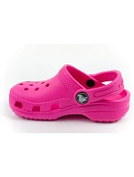Detské sandále Crocs Classic Clog T, ružové, pohodlné, módne