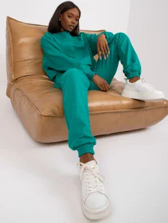 Teplákové nohavice AP DR A 003 tmavo zelené