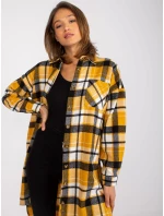 Dámska košeľa-EM-KS-003/07.35X-čierna a žltá