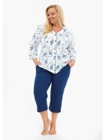 Cornette 162/446 Kristin 2 3/4 3XL-5XL dámske pyžamo bez zipsu
