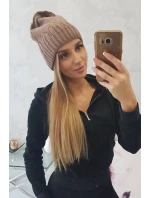 Dámska čiapka Irmina K333 mocca