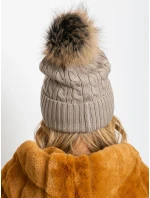 Dámska čiapka AT CZ 173501 tmavo lila