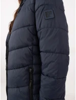 Kabát D51160XB44540A3 tmavomodrý