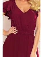 Dámske šaty Lidia 310-5 Burgundy - NUMOCO