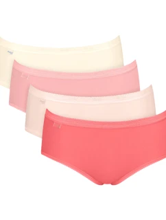 Dámske nohavičky Basic+ Midi C4P - RED - červená kombinácia M006 - SLOGGI