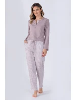 Leveza Dani pyžamo 1504 dĺžka/r M-2XL