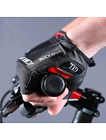 Cyklistické rukavice Rockbros S143-BK XL s gélovými chráničmi - čierne Cyklistické rukavice Rockbros S143-BK XL s gélovými chráničmi - čierne
