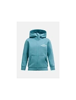 Mikina PEAK PERFORMANCE Original Zip Hood Junior, modrá Mikina PEAK PERFORMANCE Original Zip Hood Junior, modrá