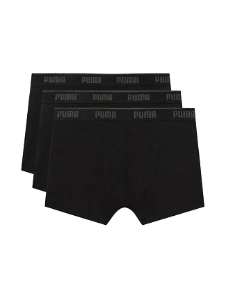 Pánske boxerky Puma, balenie po 3 kusoch, čierne, 947130 03 Pánske boxerky Puma, balenie po 3 kusoch, čierne, 947130 03
