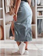 Džínsová midi sukňa CY0481 modrá – FashionStreet Džínsová midi sukňa CY0481 modrá – FashionStreet