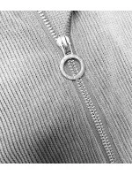 Dámska tepláková súprava s vafľami svetlo sivá (AMG-339A) Dámska tepláková súprava s vafľami svetlo sivá (AMG-339A)