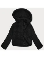 Dámska krátka zimná páperová bunda J Style Black (16M9188-392) Dámska krátka zimná páperová bunda J Style Black (16M9188-392)