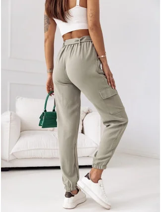Dámske bojové nohavice v khaki farbe (8266) Dámske bojové nohavice v khaki farbe (8266)