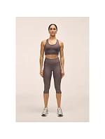 Dámske tréningové legíny CASALL Capri Slit Regular Waist Tights, šedá farba Dámske tréningové legíny CASALL Capri Slit Regular Waist Tights, šedá farba