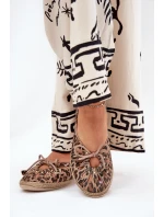Ploché baleríny z prírodnej leopardej kože Zazoo 10179 brown Ploché baleríny z prírodnej leopardej kože Zazoo 10179 brown