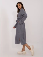 Šaty LK SK 509646.91 tmavo sivé
