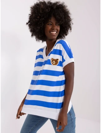 Blúzka RV BZ 8734.25 bielo-modrá