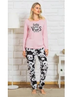 Dámske pyžamo dlhé Good vibes