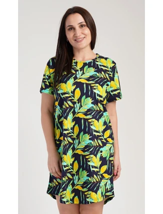 Dámska nočná košeľa s krátkym rukávom Paulina