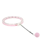 Obruč HMS HHW06 s okami, závažím a počítadlom ružovej farby Obruč HMS HHW06 s okami, závažím a počítadlom ružovej farby