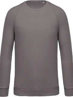 Kariban K 480 Pánska mikina s raglánovými rukávmi z bio bavlny 20.K480 storm grey