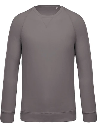 Kariban K 480 Pánska mikina s raglánovými rukávmi z bio bavlny 20.K480 storm grey Kariban K 480 Pánska mikina s raglánovými rukávmi z bio bavlny 20.K480 storm grey