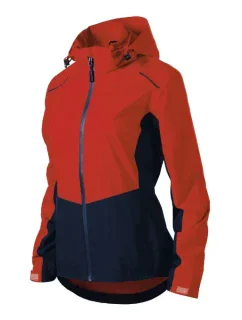 Dúhová bunda dámska červená