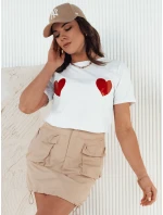 Dámska mini sukňa QUILLA béžová FashionStreet CY0439 Dámska mini sukňa QUILLA béžová FashionStreet CY0439