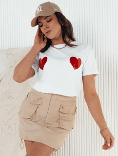 Dámska mini sukňa QUILLA béžová FashionStreet CY0439